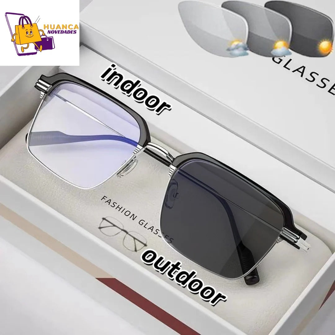 Lentes Multifocales Premium – Se Adaptan a Cualquier Medida, con Ajuste Automático y Oscurecimiento Solar